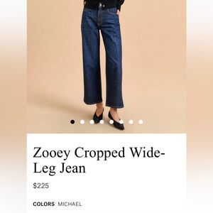 La Ligne Zooey Cropped Wide-Leg Jean